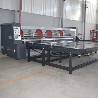 RINO 1600mm Corrugated Box Slotting And Creasing Machine Chain Feeding