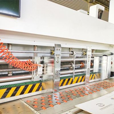 Carton Box Four Color Carton Flexographic Printing Machine With Die Cutting