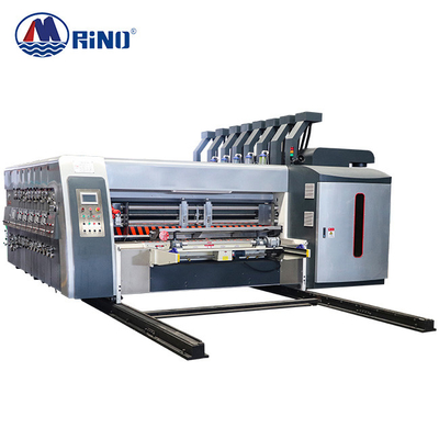 50mm Wallboard Carton Box Flexo Printing Machine With Slotter Die Cutter