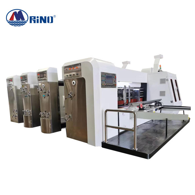 Carton Box 2 Color Corrugated Flexo Printing Machine With Slotting Die Cutting