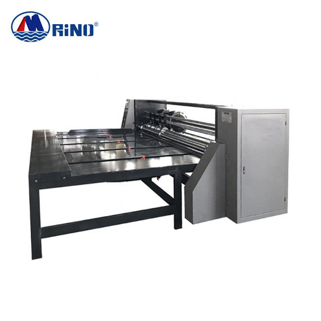 Creasing Corrugated Rotary Slotter Machine 4000w Simple Maintenance