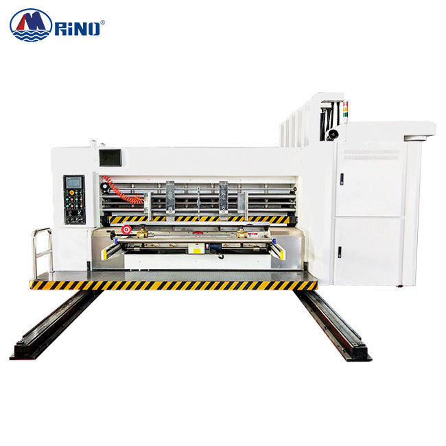 Carton Box Four Color Carton Flexographic Printing Machine With Die Cutting